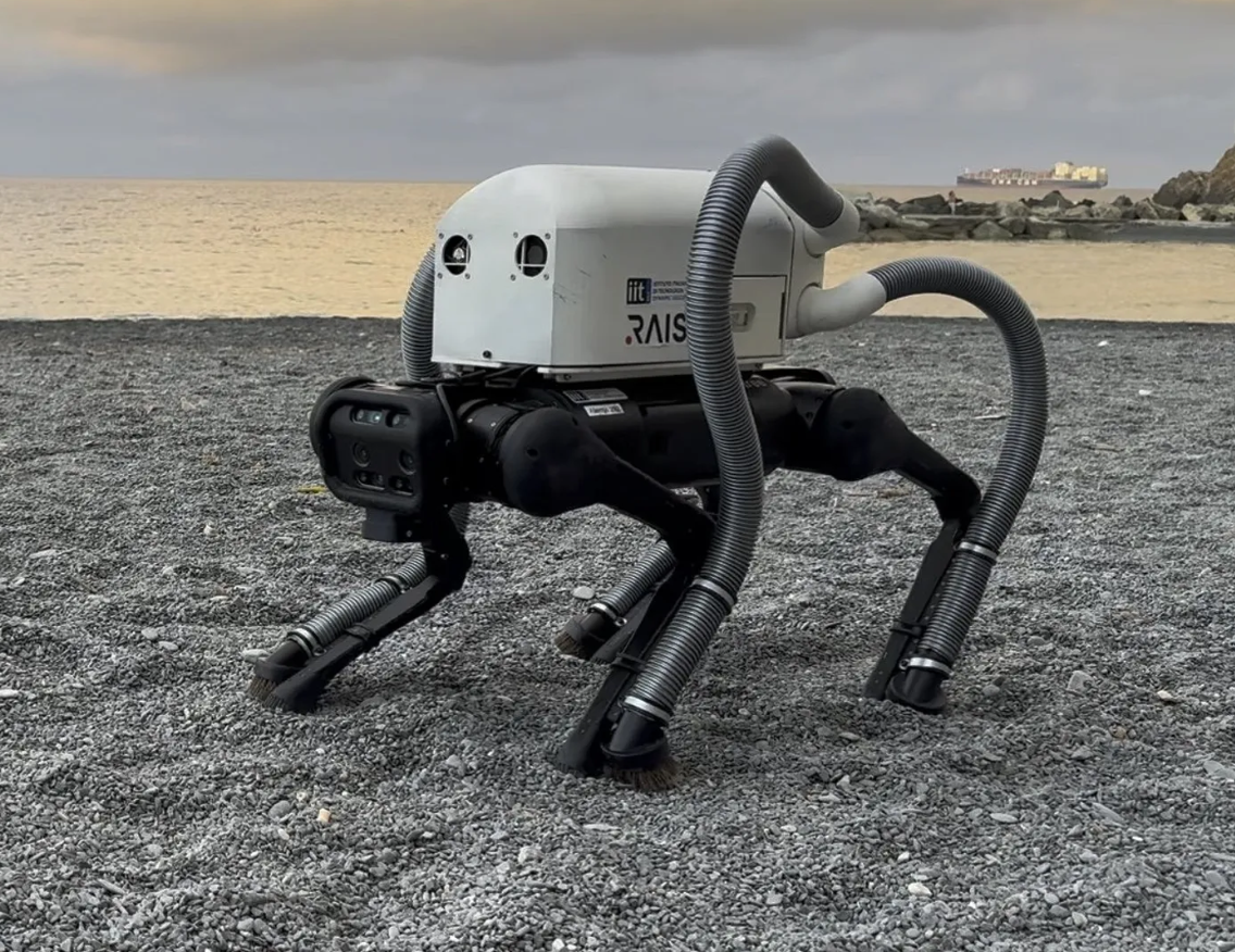 Robot Dog Revolution: AI-Powered Beach Cleaning Robot