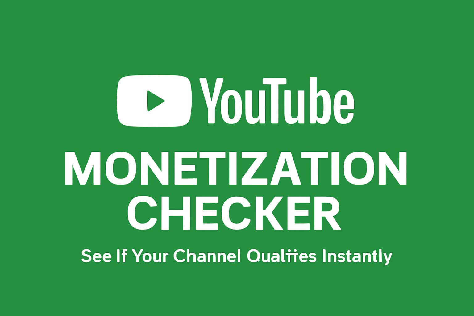 YouTube Monetization Checker