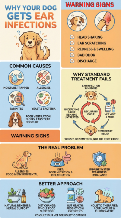 Dog Ear Infection infographics