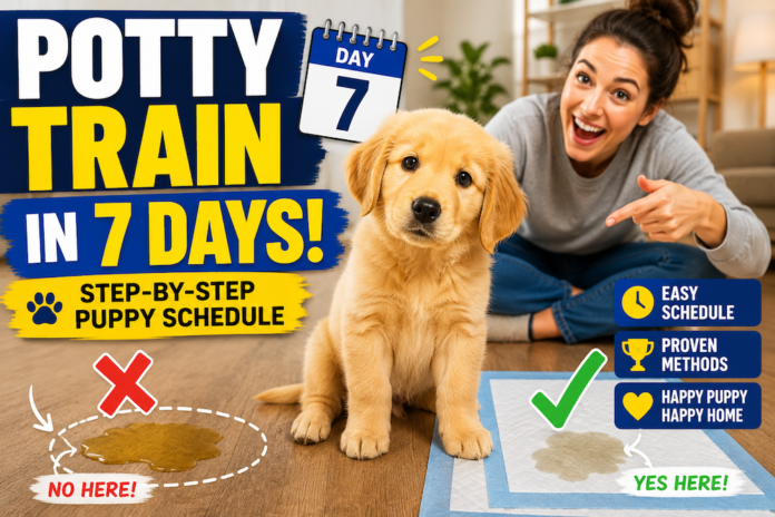 How to Potty Train a Puppy in 7 Days: Step-by-Step Schedule for First-Time Owners