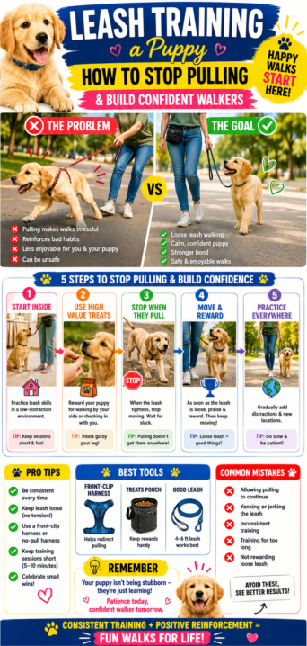 Leash Training a Puppy_infograph