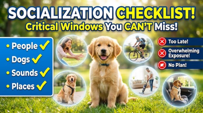 Puppy Socialization Checklist: Critical Windows, Exposures, and Common Mistakes to Avoid