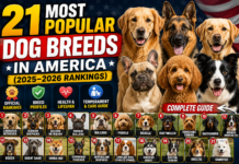 21 Most Popular Dog Breeds in America (2025–2026 Rankings) — Complete Guide 21 Most Popular Dog Breeds in America