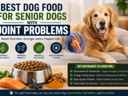 Best Dog Food for Senior Dogs with Joint Problems (2026 Vet-Approved Guide) Best Dog Food for Senior Dogs with Joint Problems (2026 Vet-Approved Guide)