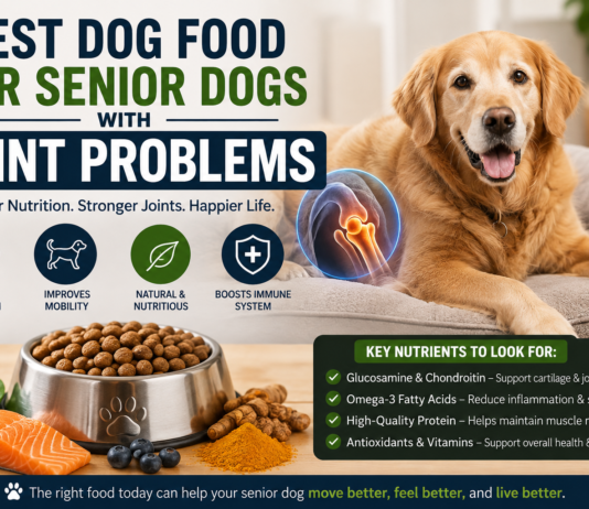 Best Dog Food for Senior Dogs with Joint Problems (2026 Vet-Approved Guide) Best Dog Food for Senior Dogs with Joint Problems (2026 Vet-Approved Guide)