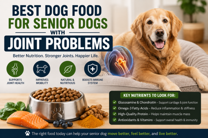 Best Dog Food for Senior Dogs with Joint Problems (2026 Vet-Approved Guide)