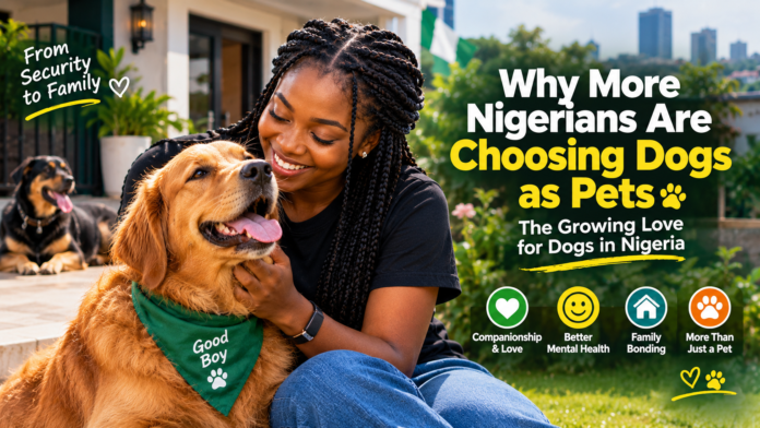 Why More Nigerians Are Choosing Dogs as Pets