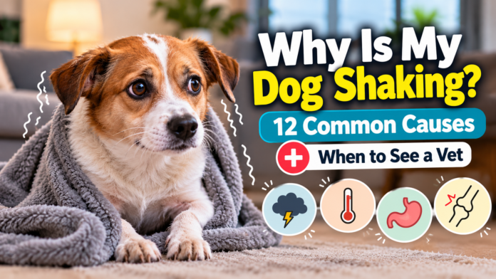 Why Is My Dog Shaking? 12 Common Causes + When to See a Vet